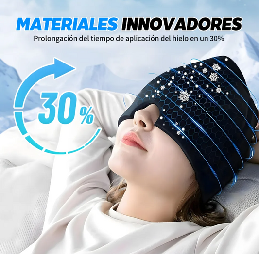 Gorro Terapéutico para Migraña y Dolor de Cabeza – Compresa Fría