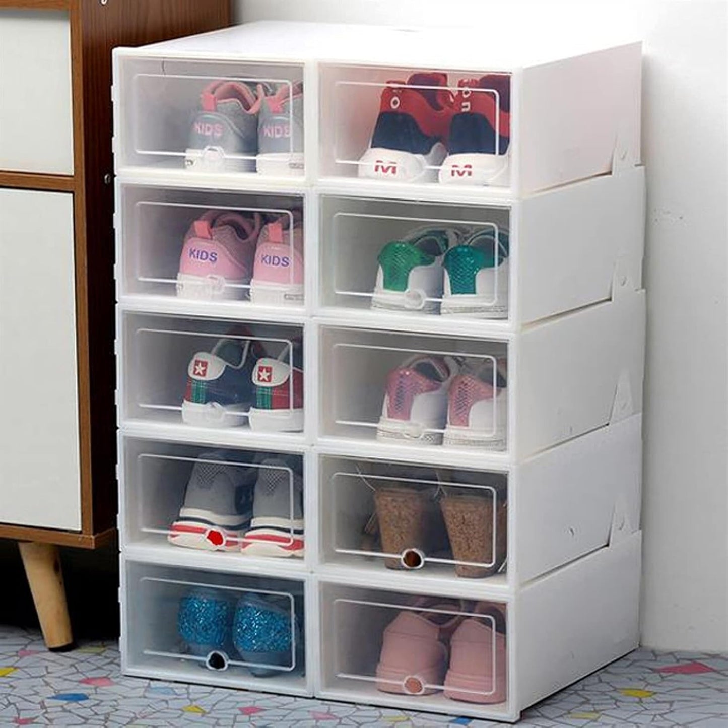 Caja Zapatera Organizadora – Set de 20 Piezas