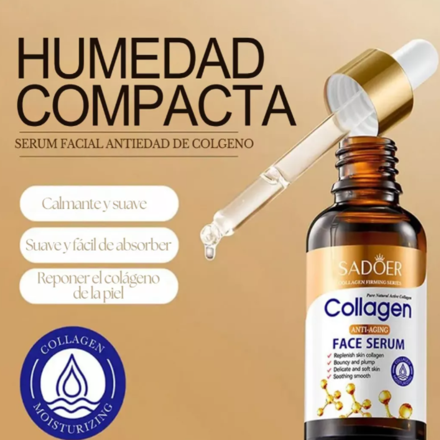 Sérum de Colágeno Reafirmante con Gotero Facial