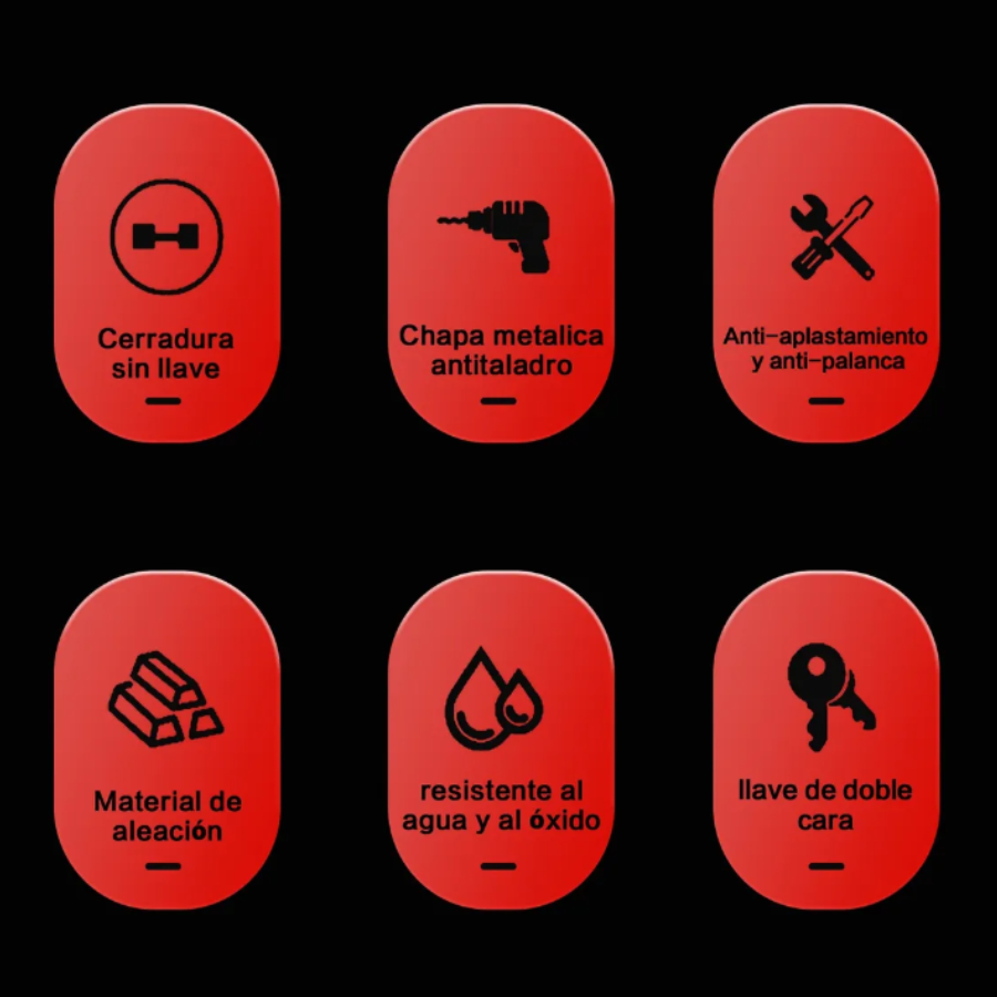 Candado de Alarma para Motocicleta – Bloqueo de Disco con Alarma