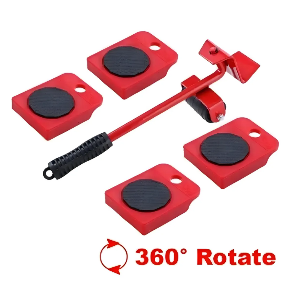 Set de Ruedas para Transporte y Movimiento de Muebles