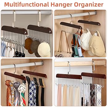 Gancho Perchero De Madera Closet 360x2 Organizador